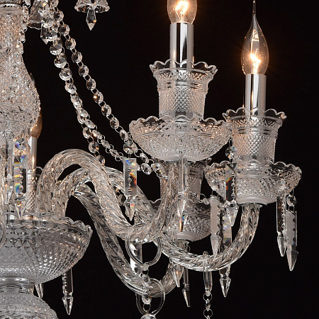 Люстра хрустальная Chiaro Барселона 313012508 Люстра хрустальная Chiaro Барселона 313012508