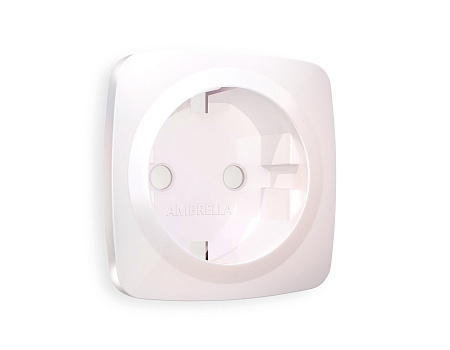 Лицевая панель для электрической розетки с/з QUANT Ambrella Volt OMEGA OP1260 Лицевая панель для электрической розетки с/з QUANT Ambrella Volt OMEGA OP1260