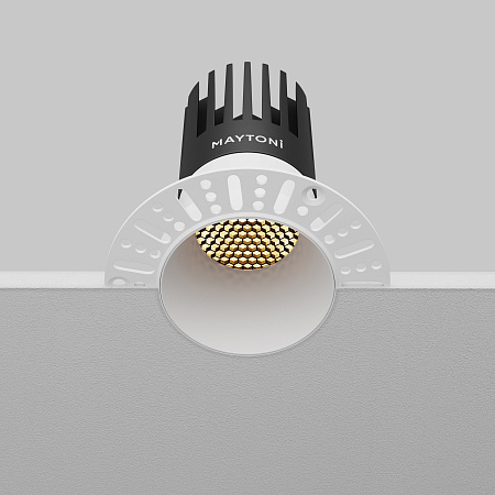 Светильник встраиваемый светодиодный Maytoni Dip DL122-15W-2.7K-TRS-W
