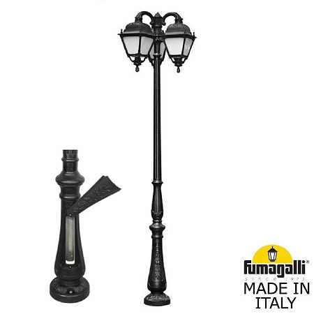 Парковый светильник FUMAGALLI TABOR OFIR/SIMON 3L U33.205.R30.AYH27 Парковый светильник FUMAGALLI TABOR OFIR/SIMON 3L U33.205.R30.AYH27