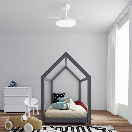 Люстра с вентилятором светодиодная Mantra SLIM FAN 9008