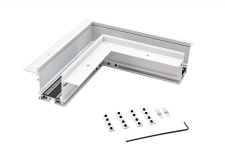 Угол для низковольтного трека DesignLed SY SY-601901-RC-CN-1-WHMR-PCB