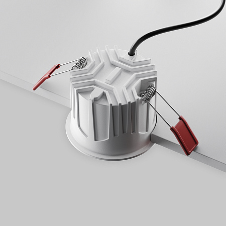 Светильник встраиваемый светодиодный Maytoni Alfa LED DL043-01-15W3K-RD-W-1