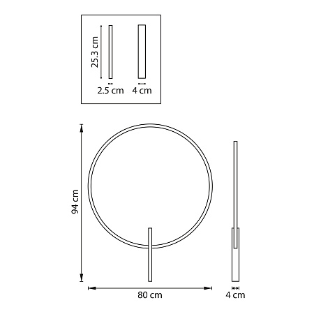 Светильник настенный светодиодный Lightstar Undine 738587 Светильник настенный светодиодный Lightstar Undine 738587