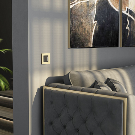 Рамка на 1 пост Werkel AluMax шампань W0013511 a066333