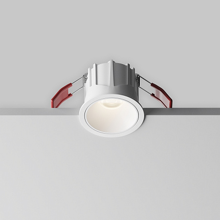 Светильник встраиваемый светодиодный Maytoni Alfa LED DL043-01-10W4K-RD-W-1