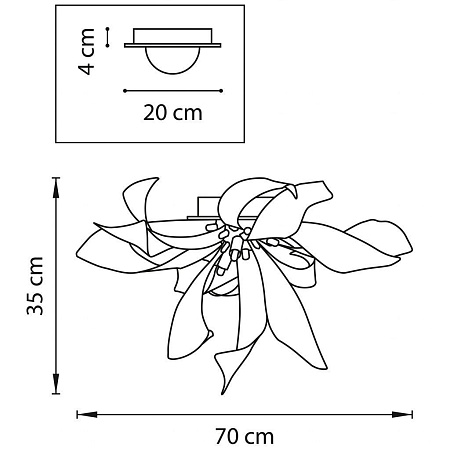 Потолочная люстра Lightstar Turbio 754169 Потолочная люстра Lightstar Turbio 754169