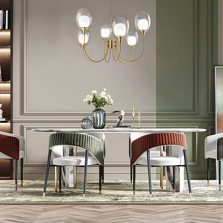 Люстра на штанге Maytoni Aura MOD016PL-06BS Люстра на штанге Maytoni Aura MOD016PL-06BS