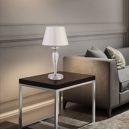 Настольная лампа Bogates Olenna 01104/1 хром Настольная лампа Bogates Olenna 01104/1 хром