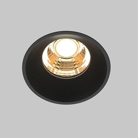 Светильник встраиваемый светодиодный Maytoni Round DL058-7W2.7K-TRS-B