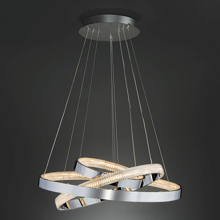 Люстра подвесная светодиодная Eurosvet Posh 90276/3 хром (a048453) Люстра подвесная светодиодная Eurosvet Posh 90276/3 хром (a048453)