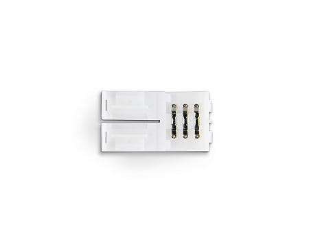Соединитель прямой для светодиодной ленты 5050 12/24V (3 конт.) 10 шт Ambrella light GS GS6151 Соединитель прямой для светодиодной ленты 5050 12/24V (3 конт.) 10 шт Ambrella light GS GS6151