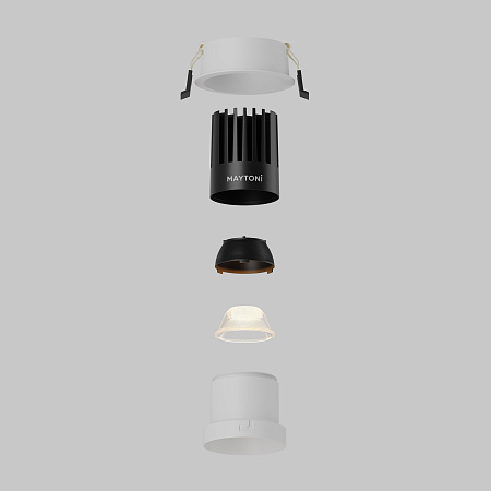 Светильник встраиваемый светодиодный Maytoni Dip DL118-15W-2.7K-W