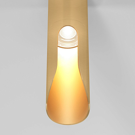 Светильник потолочный светодиодный Elektrostandard Apex 25113/LED 7W 4000K латунь a068290