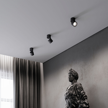 Спот светодиодный Elektrostandard Rolly 25112/LED 9W 4000K черный (a067489)