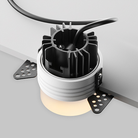 Светильник встраиваемый светодиодный Maytoni Nude DL065-12W3K-TRS-W Светильник встраиваемый светодиодный Maytoni Nude DL065-12W3K-TRS-W