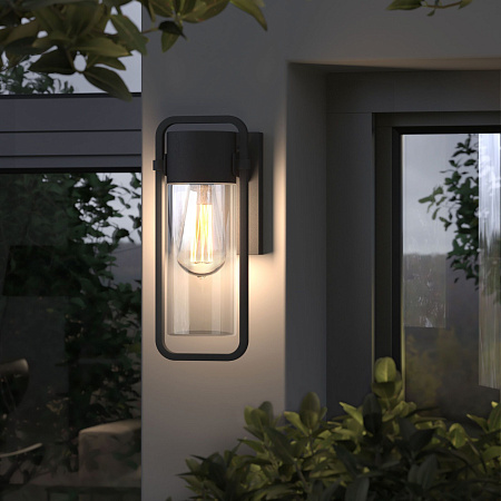 Уличный светильник на стену Elektrostandard Lab 35001/D черный a061043 Уличный светильник на стену Elektrostandard Lab 35001/D черный a061043