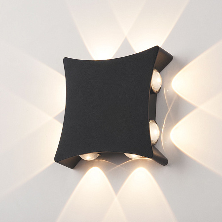 Уличный архитектурный светодиодный светильник Elektrostandard Twinky 1631 TECHNO LED Чёрный a051823 Уличный архитектурный светодиодный светильник Elektrostandard Twinky 1631 TECHNO LED Чёрный a051823