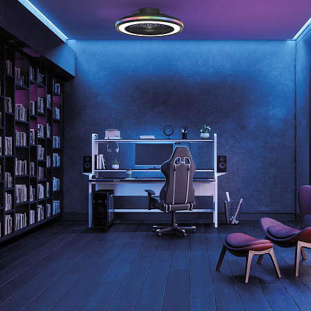 Люстра с вентилятором светодиодная Mantra GAMER 8292 Люстра с вентилятором светодиодная Mantra GAMER 8292