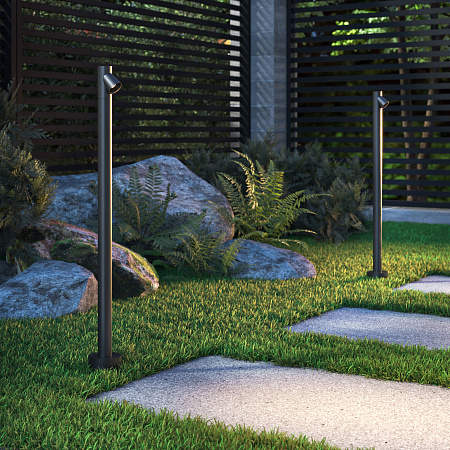 Уличный ландшафтный светодиодный светильник Elektrostandard Rone (35175/S) черный (a066697) Уличный ландшафтный светодиодный светильник Elektrostandard Rone (35175/S) черный (a066697)