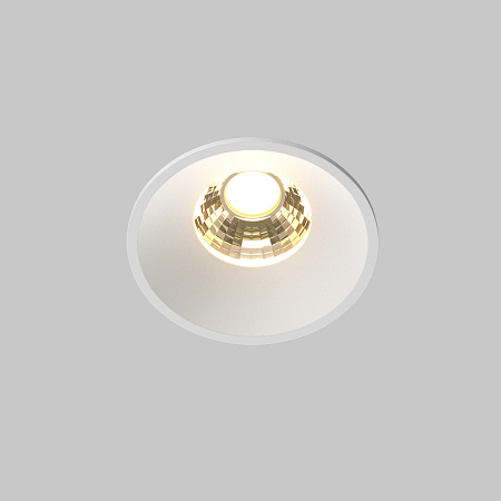 Светильник встраиваемый светодиодный Maytoni Round DL058-7W2.7K-W