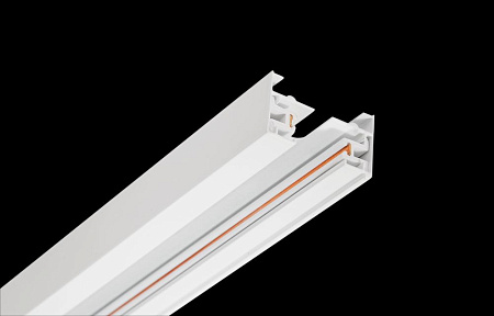Шинопровод однофазный с питанием и заглушкой Crystal Lux CLT 0.11 01 L1000 WH
