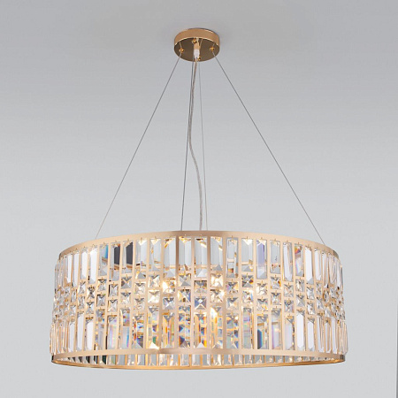 Хрустальная люстра Eurosvet Lory 10125/8 золото a054446 Хрустальная люстра Eurosvet Lory 10125/8 золото a054446