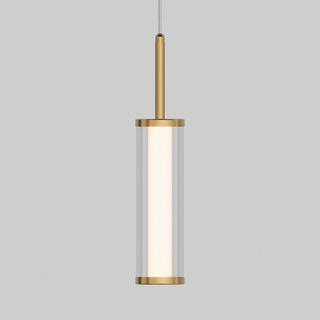 Светильник подвесной светодиодный Eurosvet Stark 50386/1 LED латунь a067953