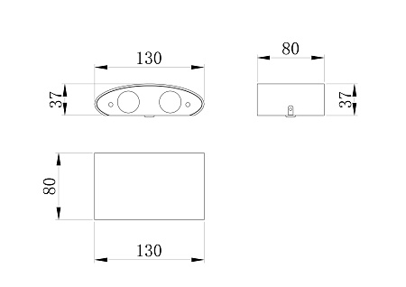 Архитектурный светодиодный светильник Maytoni Strato O417WL-L4W3K Архитектурный светодиодный светильник Maytoni Strato O417WL-L4W3K