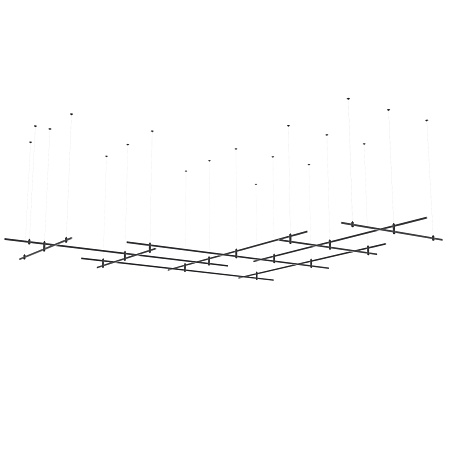 Готовая трековая конструкция (без светильников, без БП) ST Luce FARM ST8056.433.27