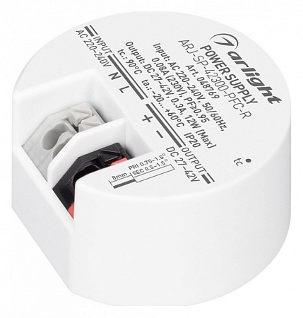 Блок питания 12Вт 24-40В IP20 Arlight ARJ-SP 048769 Блок питания 12Вт 24-40В IP20 Arlight ARJ-SP 048769