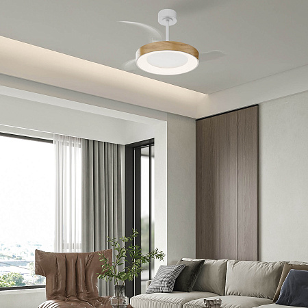 Люстра с вентилятором светодиодная Mantra NISEKO FAN 9058