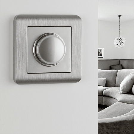 Диммер 600Вт Werkel серебряный W1142006