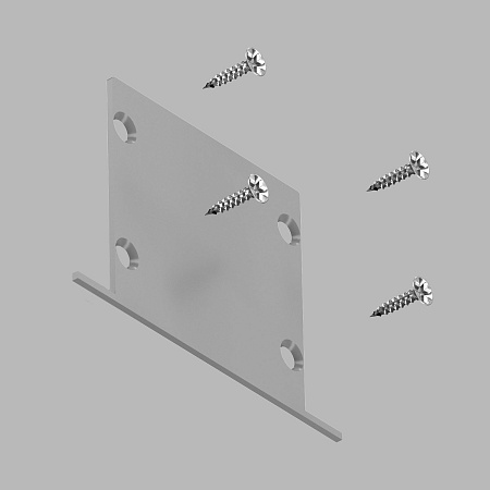 Комплект заглушек для профиля Ledron 12855-Z Alum Комплект заглушек для профиля Ledron 12855-Z Alum