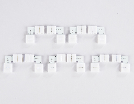 Соединитель угловой L для светодиодной ленты 5050 12/24V (3 конт.) 10 шт Ambrella light GS GS6651 Соединитель угловой L для светодиодной ленты 5050 12/24V (3 конт.) 10 шт Ambrella light GS GS6651