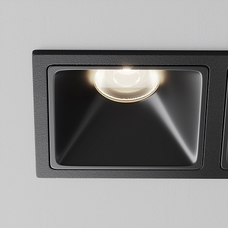 Светильник встраиваемый светодиодный Maytoni Alfa LED DL043-02-10W4K-SQ-B-1