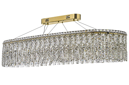 Люстра хрустальная светодиодная Arti Lampadari Ovindoli L 1.5.120x40.100 G Люстра хрустальная светодиодная Arti Lampadari Ovindoli L 1.5.120x40.100 G