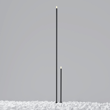 Уличный грунтовый светодиодный светильник Maytoni Spear O441FL-L1GF3K