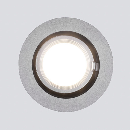 Встраиваемый светильник Elektrostandard 9918 LED 9W 4200K серебро a052457