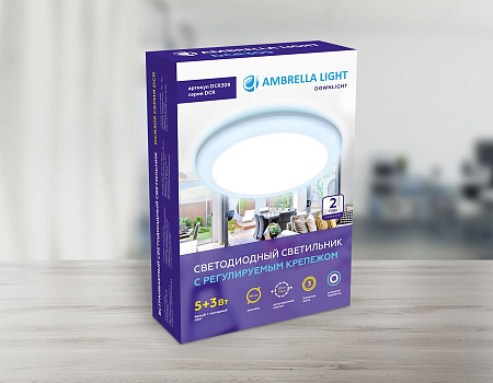 Светодиодная панель Ambrella Light Downlight DCR309